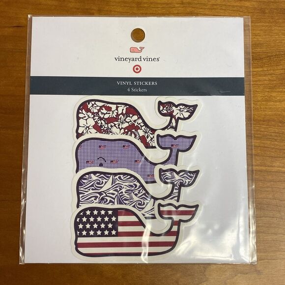 Vineyard Vines Assorted Whale Stickers - 19 Total - Picture 3 of 7